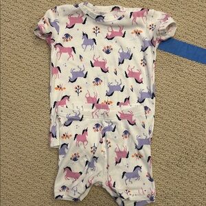 Toddler Girl Short Sleeve PJs